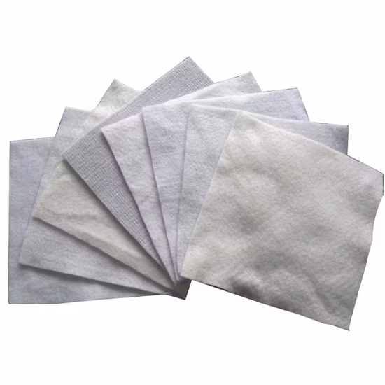 Géotextile non tissé en polyester/polypropylène 300GSM pour la construction de routes en Indonésie