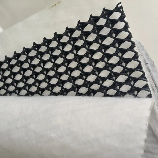 Géonet de drainage composite 3D en plastique pour route et pente